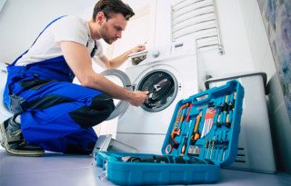 تصليح غسالة وايت بوينت لا تسحب المياه أو لا تعصر في اجا 01092279973