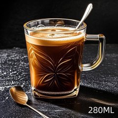 طقم اكواب شاي زجاج  مستورد